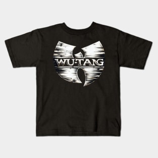 Wutang Distressed effect Kids T-Shirt